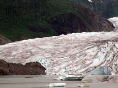 03B Mendenhall Glacier And Mendenhall Lake Close Up From Trail of Time Near Juneau Alaska 1999